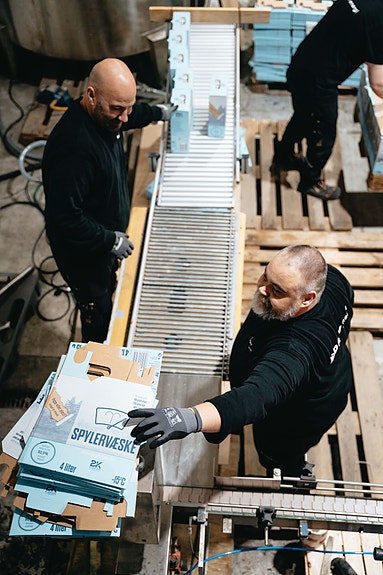 En av produksjonslinjene