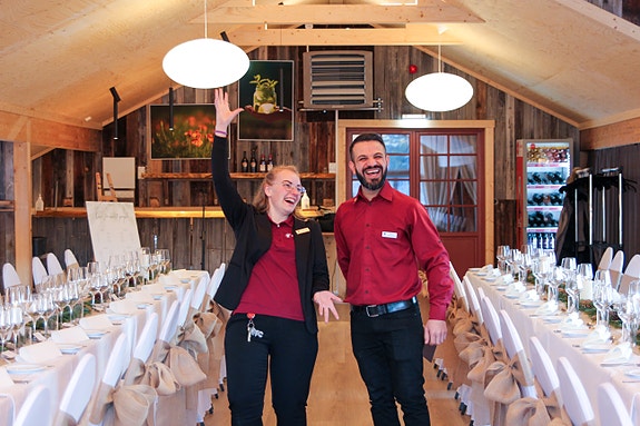 Klare for bryllup på Låven