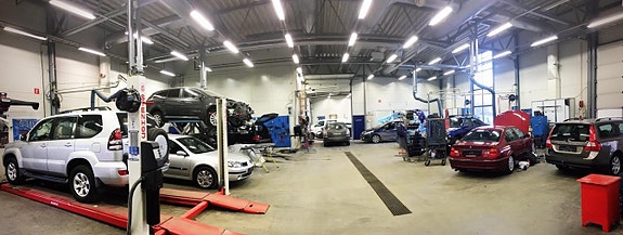 Godt miljø og samhold i verkstedet avdelingene imellom.