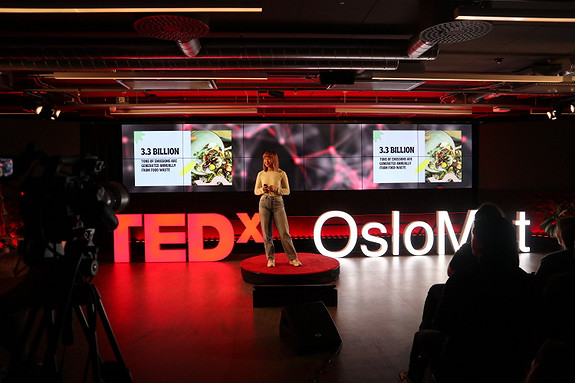 Ulike partnere hoster events hos oss, her fra 2022 når OsloMet hosted TEDx på Epicenter.