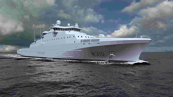 Latest Norwegian naval ships. Three coast guard vessels designed by LMG Marin (2022-2024).