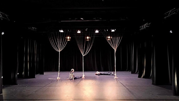 Frå prøver på forestillinga Blaff av Berit Einemo Frøysland