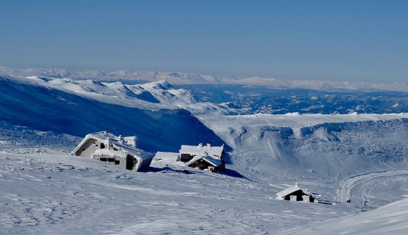 Det er god utsikt fra toppen av Høgevarde
