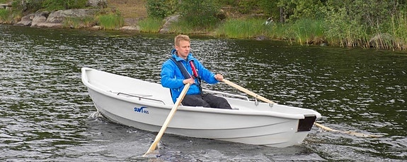 Suvi 465 Hvit - Regnlensende robåt! 2 of 11