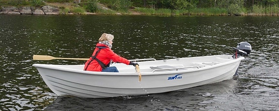 Suvi 465 Hvit - Regnlensende robåt! 7 of 11