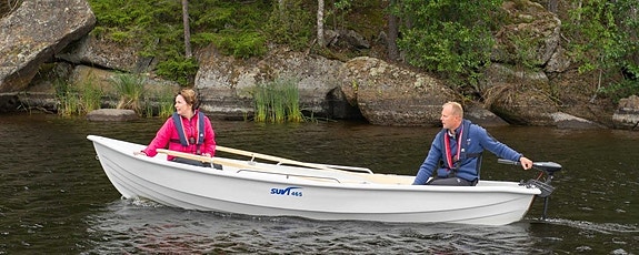 Suvi 465 Hvit - Regnlensende robåt! 5 of 11