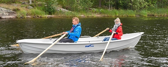 Suvi 465 Hvit - Regnlensende robåt! 11 of 11