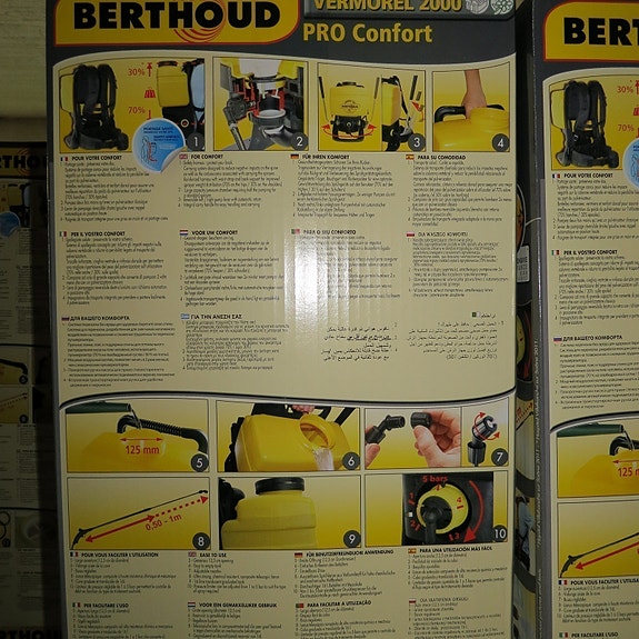 Berthoud V2000 ryggsprøyte Ryggsprøyte 7 of 10