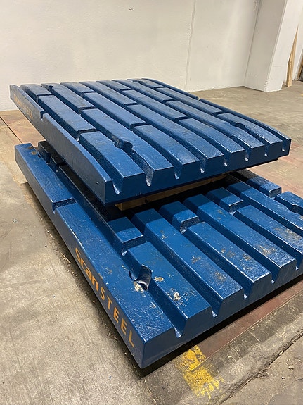 ScanSteel Knuseplater for Metso, Sandvik, Keestrack - PÅ LAGER 2 of 5