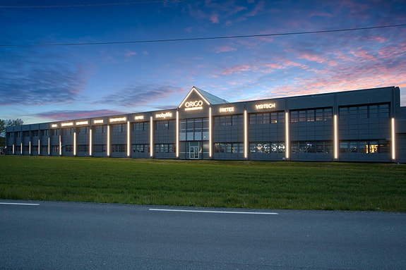 Jacobsen Elektro holder til i lyse lokaler i Origo Næringssenter i Lier, like utenfor Drammen.