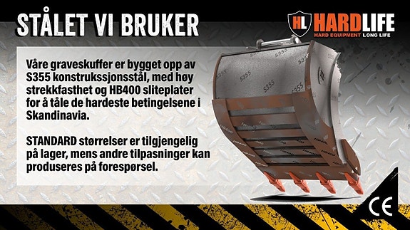 Hardlife Graveskuff 400 liter, S50 16 of 16