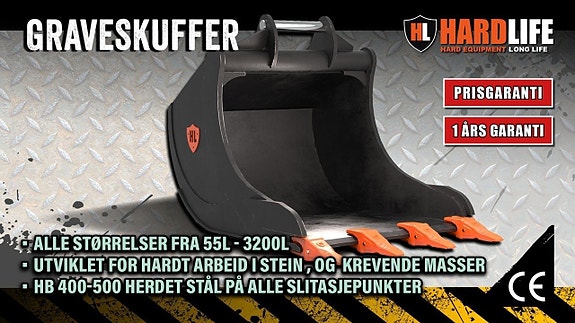 Hardlife Graveskuff 400 liter, S50 10 of 16