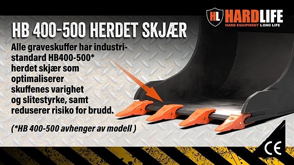Hardlife Graveskuff 400 liter, S50 14 of 16