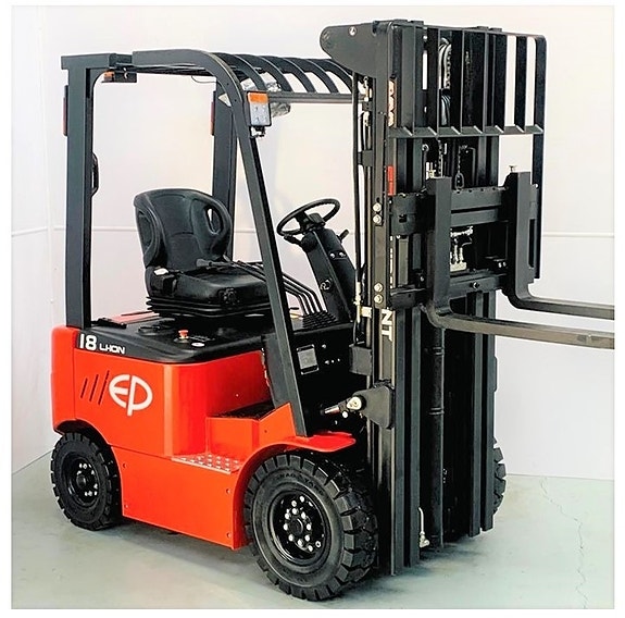 EP EFL183 - BESTSELGER - PÅ LAGER! Elektrisk truck med 1800 KG kapasitet, tak og frontvindu, lithium batteri, løfte høyde 4800 MM (med fri løft). FRI FRAKT I HELE NORGE! 3 of 5