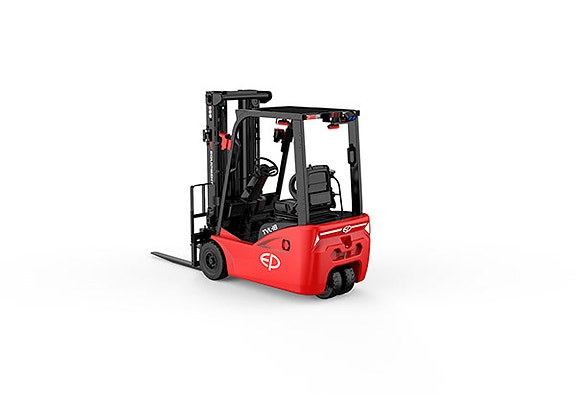 EP TVL182 - NY elektrisk truck - 1800 KG kapasitet. 4,8 M løfte høyde, lithium batteri, innebygget lader, alt utstyr. LAGERVARE!