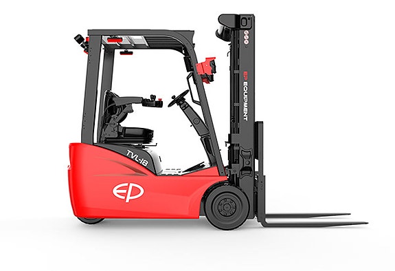 EP TVL182 - NY elektrisk truck - 1800 KG kapasitet. 4,8 M løfte høyde, lithium batteri, innebygget lader, alt utstyr. LAGERVARE! 4 of 4