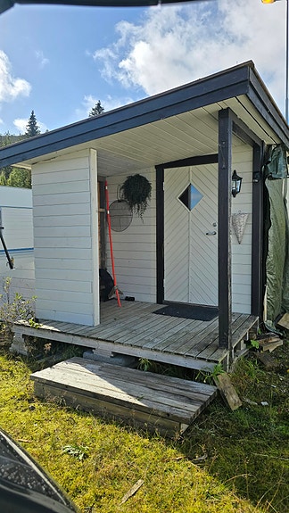 Hobby 650 kfu med spikertelt på Grong skisenter. 15 of 16