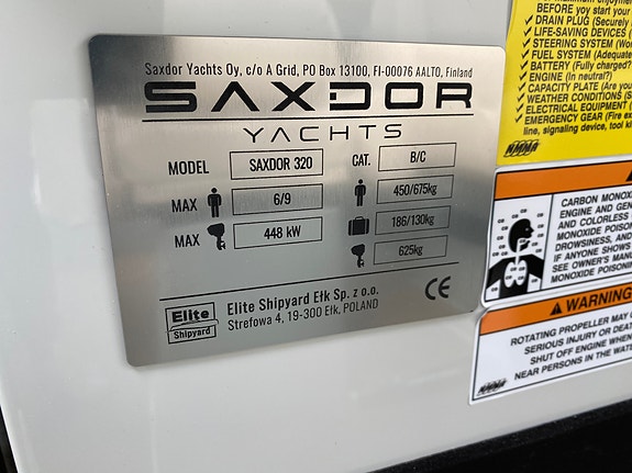 2022 Saxdor 320 GTC,  kun 22 timers gange. 17 of 17
