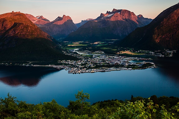 Utsikt mot Åndalsnes