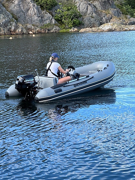 Ny Quicksilver 350 Rib m/ Mercury 10hk 5 of 5