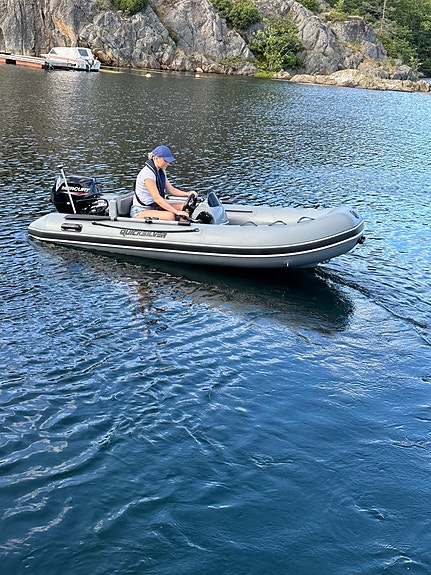 Ny Quicksilver 350 Rib m/ Mercury 10hk 4 of 5