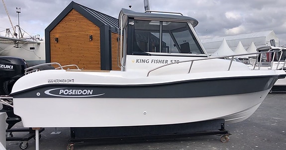 Poseidon King Fisher 570 m/ Yamaha F80! Fantastisk fiskebåt til gunstig pris! 10 of 23