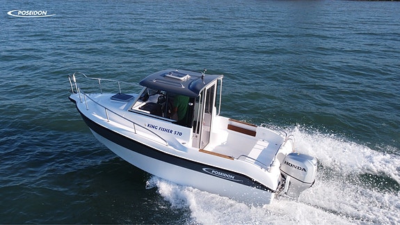 Poseidon King Fisher 570 m/ Yamaha F80! Fantastisk fiskebåt til gunstig pris! 9 of 23