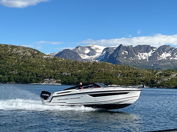 Askeladden C70 Cruiser m/Suzuki 300hk - Demobåt selges som ny!