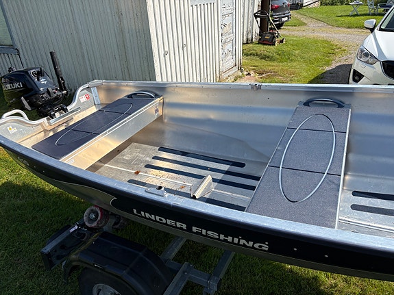 Linder Fischer 410 aluminiumsbåt – lett og praktisk båt 10 of 17