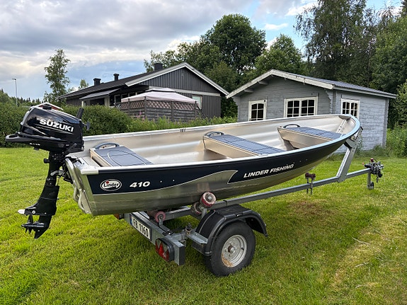 Linder Fischer 410 aluminiumsbåt – lett og praktisk båt 3 of 17