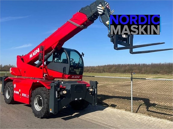 Magni RTH 5.21 - 5 tonn - 21 meter! m/Gaffelsett, radiokontroll & AC