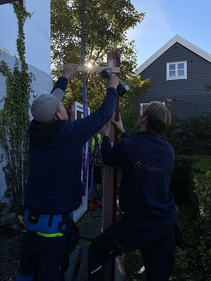 Montering av nye vinduer og dører