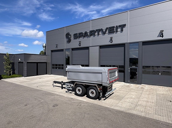 Spartveit DKJ-2 dumperkjerre 2 akslet SE EGENVEKTEN KUN 4400 KG - Leasing fra kr 5.173.- eks mva pr.mnd. 1 stk på lager! 4 of 4