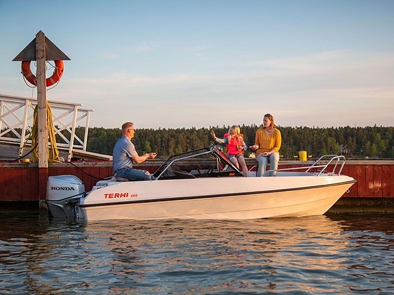 Terhi 480 BR - Tohatsu 50hk // El start-tilt // Comfort pack // Innbytte 3 of 4