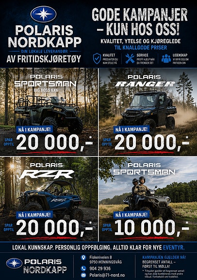 Polaris Sportsmann 570 X2 Nordic Pro LE. NY Generasjon 15 of 16