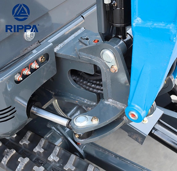 Rippa R15 eco 1.6 tonn, med kubota D722 motor og hytte. 4 of 5