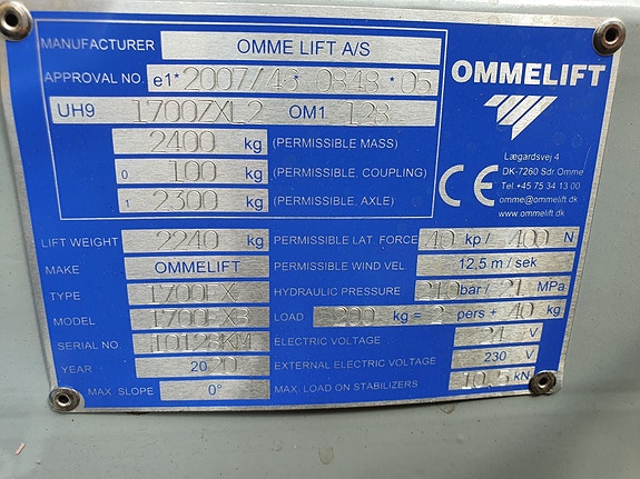 Omme 1700EXB 5 of 5