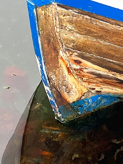 Gammel trebåt til salgs 8 of 8