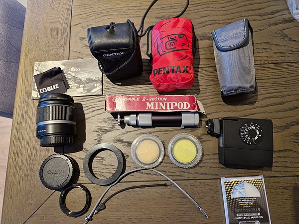 Zoom Objektiv, Lens, Mini-Tripod, Diverse