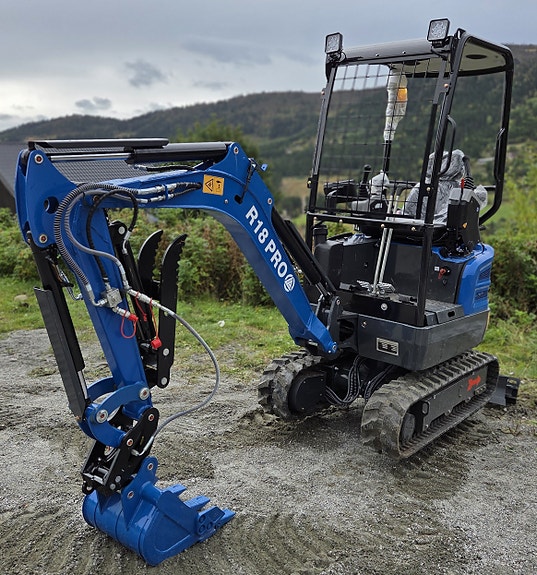 Rippa R18 PRO Kubota D902 - 41 l/min hydraulikk - på lager