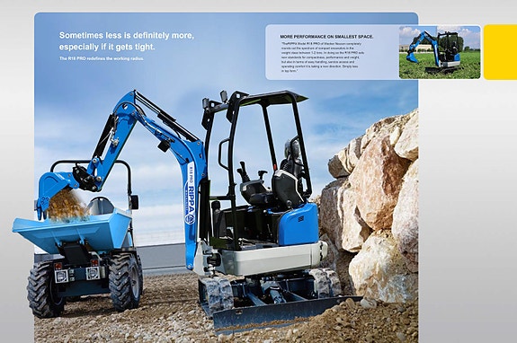 Rippa R18 PRO Kubota D902 - 41 l/min hydraulikk - på lager 3 of 5