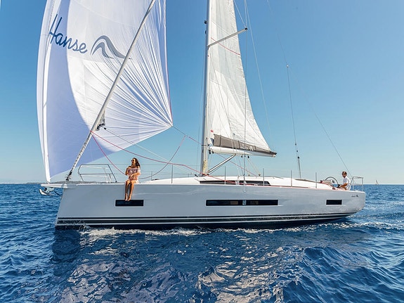 Nybygget Hanse 410 - Meget godt utstyrt med levering juni i Oslo eller Bergen. 3 of 5