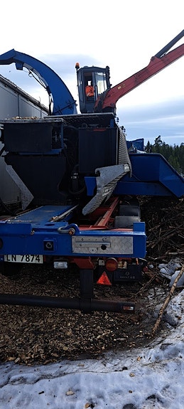 Bruks DM 805 Flishogger på chassis 14 of 27