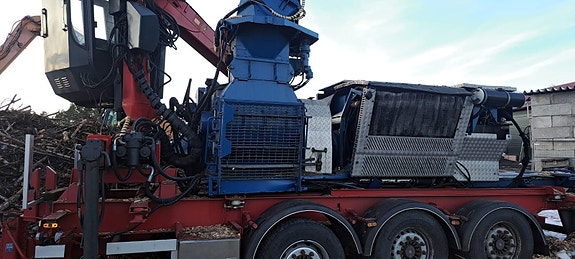 Bruks DM 805 Flishogger på chassis 21 of 27