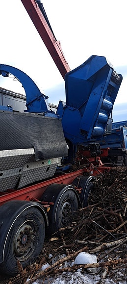 Bruks DM 805 Flishogger på chassis 22 of 27