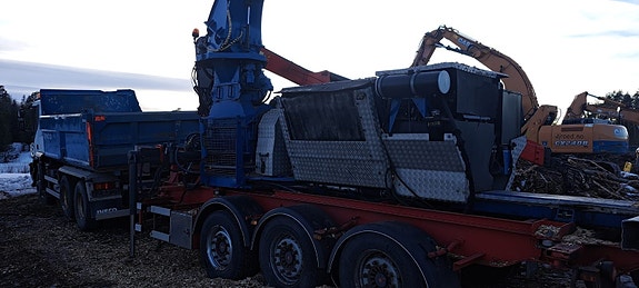 Bruks DM 805 Flishogger på chassis 17 of 27