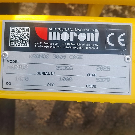 MORENI KRONOS 3000 HD MED SÅMASKIN 14 of 16
