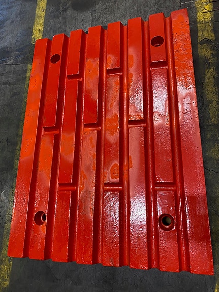 Andre Scandiamaskin RedLINE slitestål - Bevegelig knuseplate for  Metso LT 106: 2 of 2