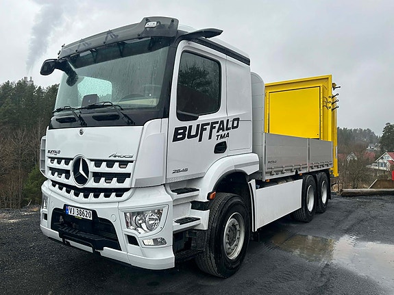 Mercedes-Benz Arocs, 6x4, plan, Buffalo TMA, kan selges med eller uten Vingekit 908 Hindermarkering.