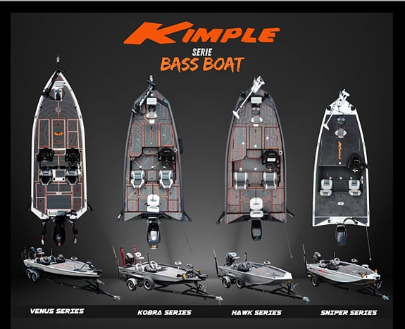Kimple Hawk 175 Bass Pro, aluminimsbåt 2 of 5